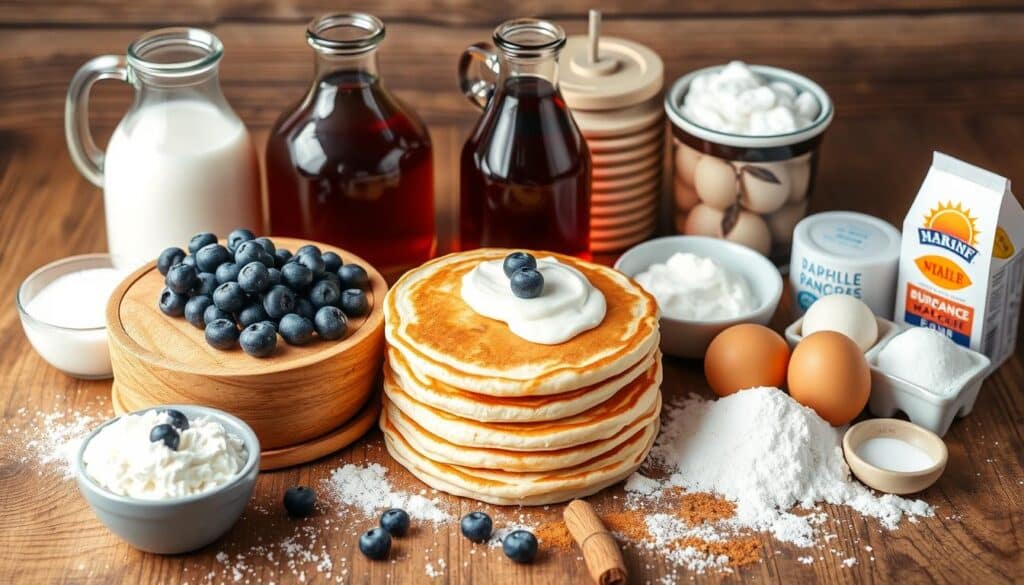 Blueberry Pancake Casserole Ingredients