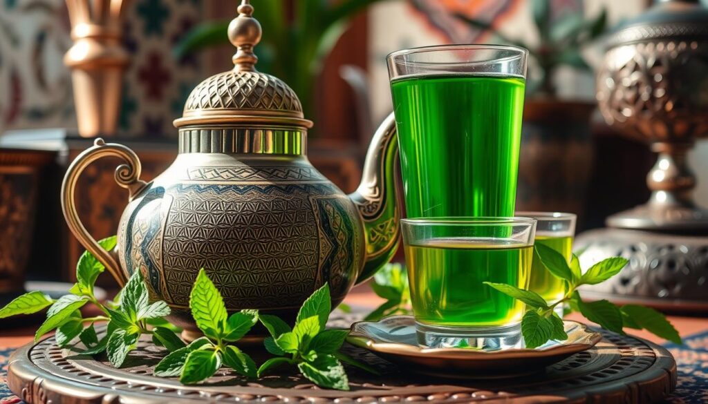 Moroccan mint tea