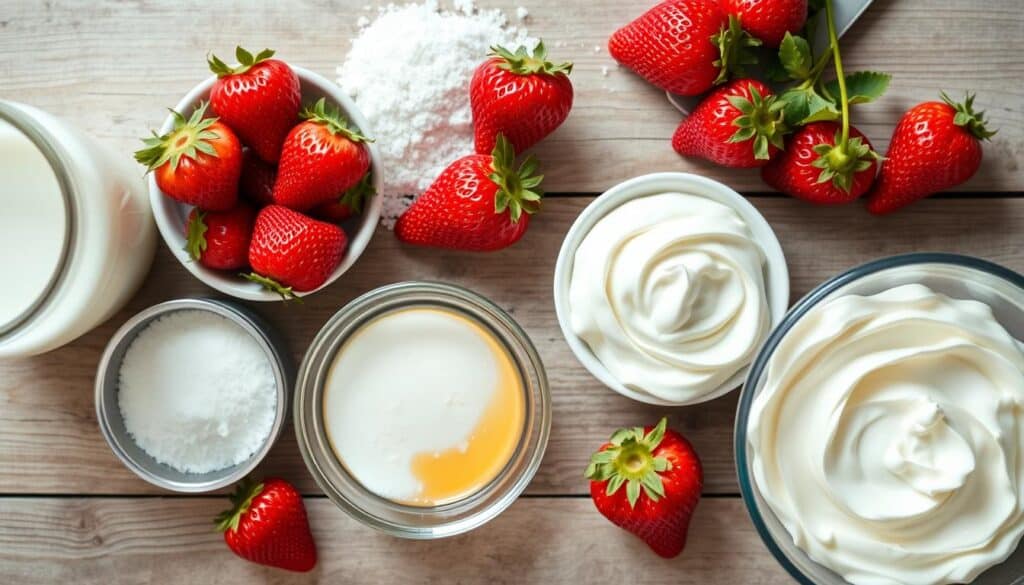 Strawberry Pudding Ingredients