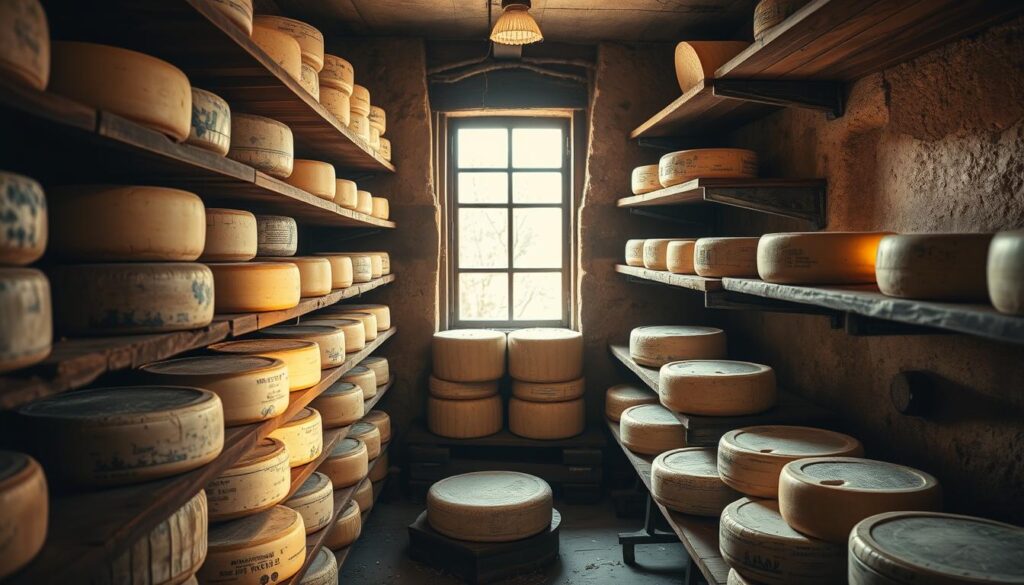 cheese aging