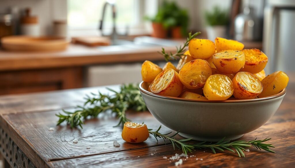 Crispy Roasted Yellow Potatoes