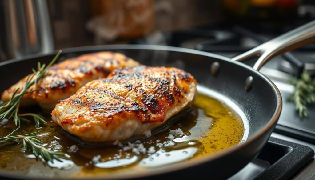 Pan-Seared Chicken Cooking Technique