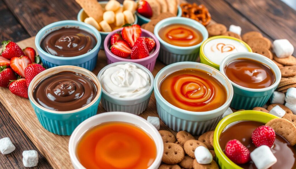 dessert dips