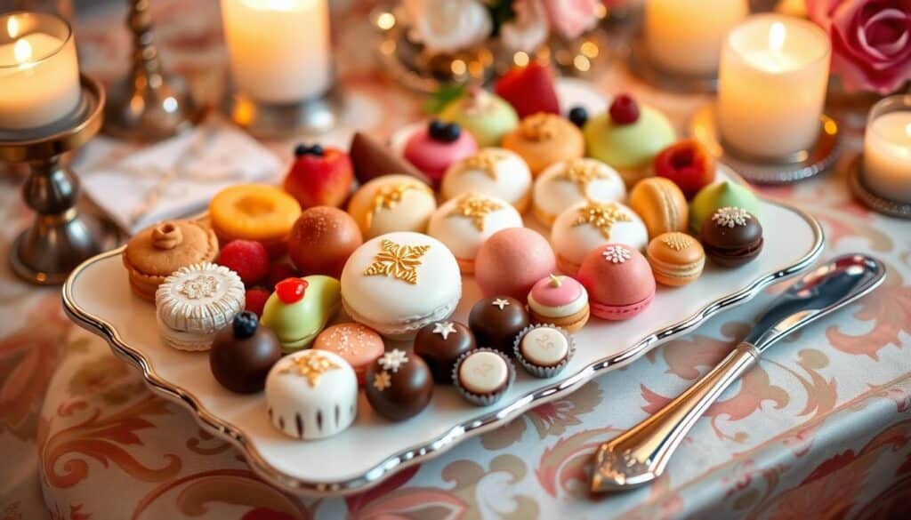 elegant dessert platter