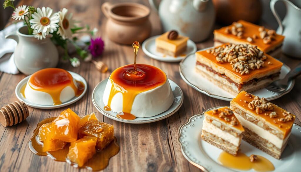 honey desserts